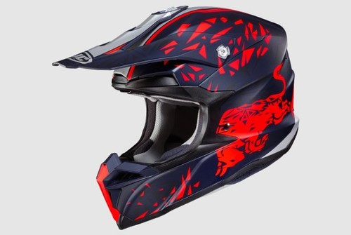 Hjc i50 spielberg red bull - red,