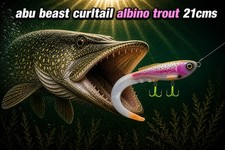 21cm ABU BEAST CURLTAIL ALBINO