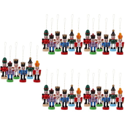 30pcs wooden nutcracker - 30pcs,
