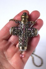 Filigree Cross Perfume Bottle
