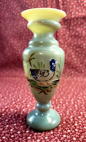 Antique bristol glass - glass, vase