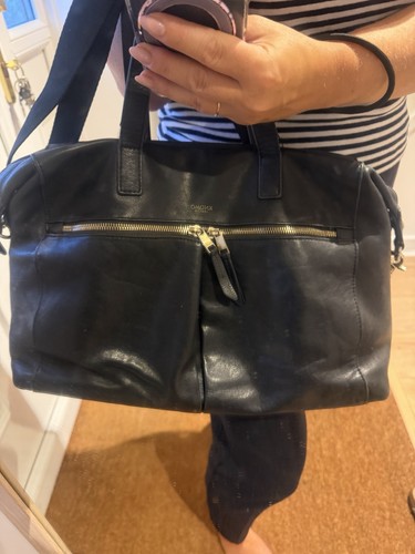 Knomo london black leather - london,