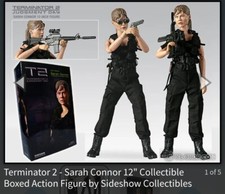 *NIB* Terminator 2 Sarah Connor 12" Collectible Boxed Action Figure by Sideshow 