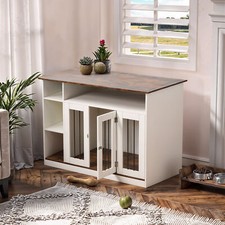 White Dog Cage Dog Crate