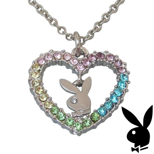 Playboy necklace heart - heart, pendant