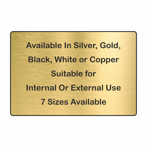 Engraved brass brushed - engraved,