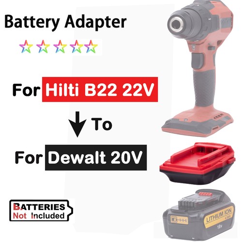 Battery adapter for dewalt - battery,
