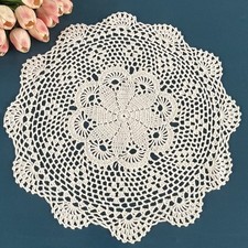 2Pcs 40cm Vintage Hand Crochet