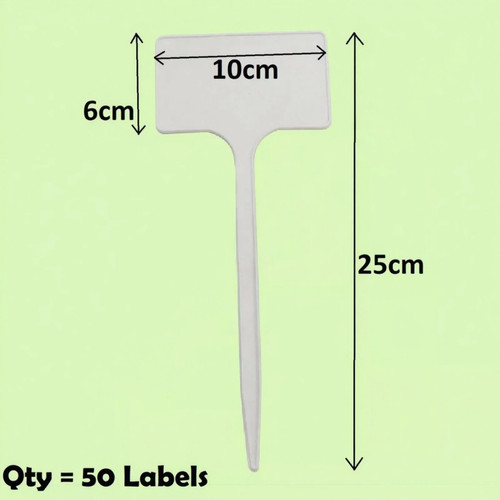 25cm plant labels small - 50,
