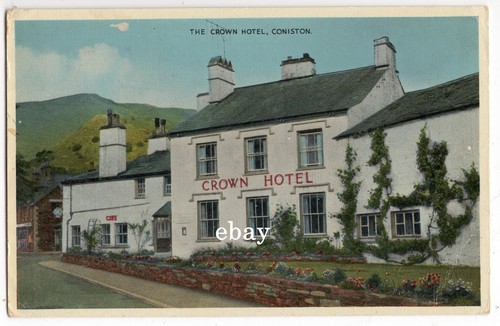 1966 postcard crown hotel - 1966,