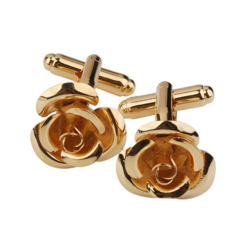 1pair vintage gold rose - 1pair,