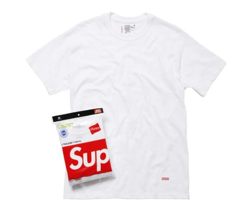 Supreme hanes tagless tees - tagless,