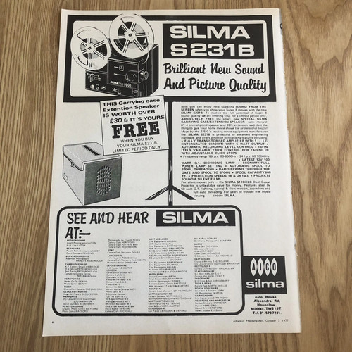 Cams104 magazine advert - magazine,