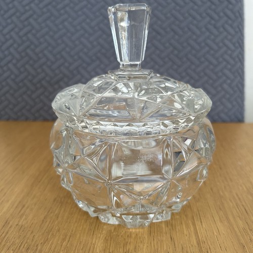 Crystal glass trinket - glass,