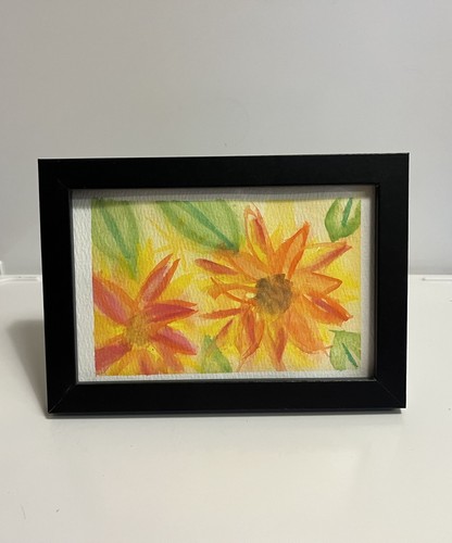 Water colour painted - colour,