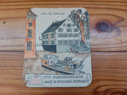 Stella artois beer mat - artois,