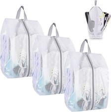 4pcs Travel Zipper Shoe Bag