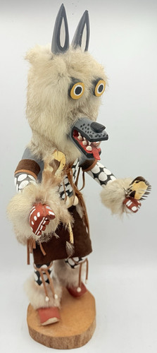 Vtg kachina doll gray - kachina,