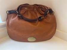 Mulberry oak pebbled leather Mitzy hobo shoulder bag
