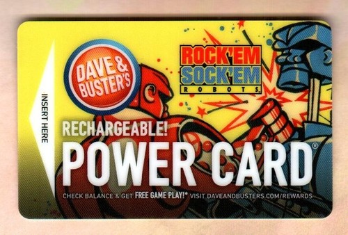 Dave busters rock sock em - dave, sock'em