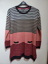 M&S PER UNA NAVY CORAL PINK