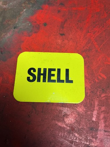 Vintage shell petrol pump tag - petrol,
