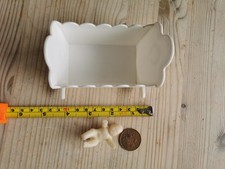 Vintage Small Dolls Cot & Doll