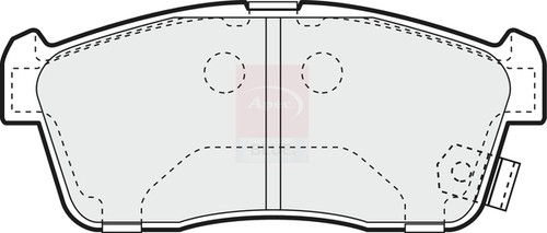 Brake pads set fits suzuki - pads,
