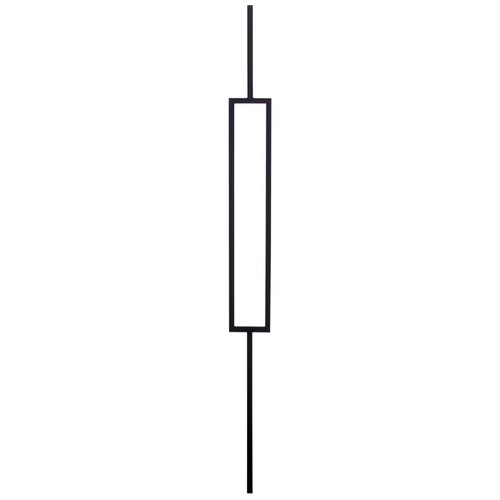 Iron black rectangular frame - black,