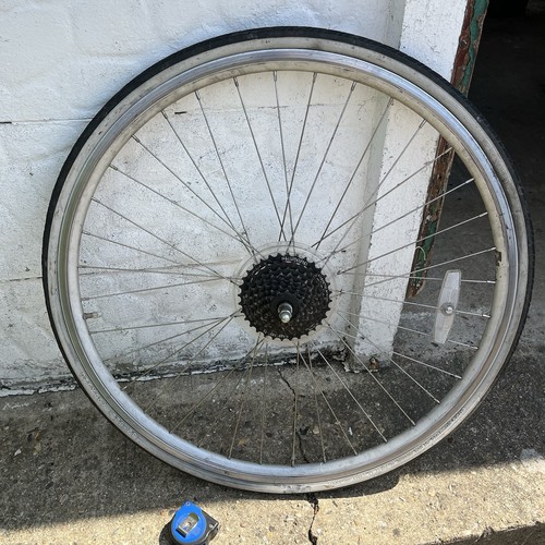 Rear bicycle wheel 700c 32c - wheel,