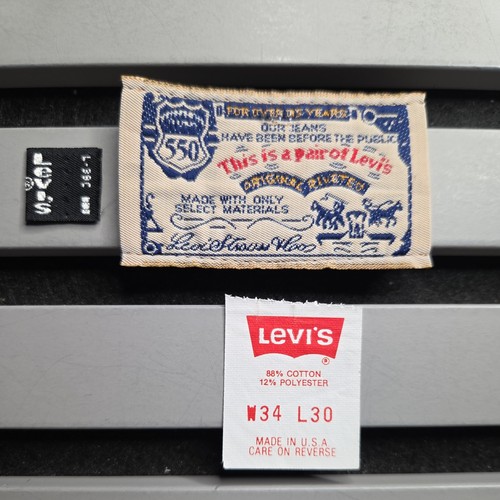 Vintage levi 550 black - levi's,