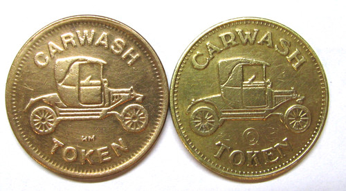 Car wash tokens - tokens, -model