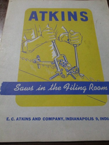 Atkins saws the filing - "saws,