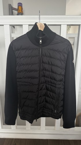 Moncler black padded cotton - moncler,