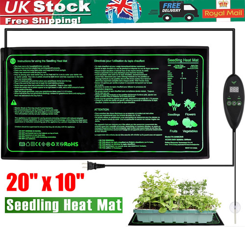 Seedling heat mat with - heat,