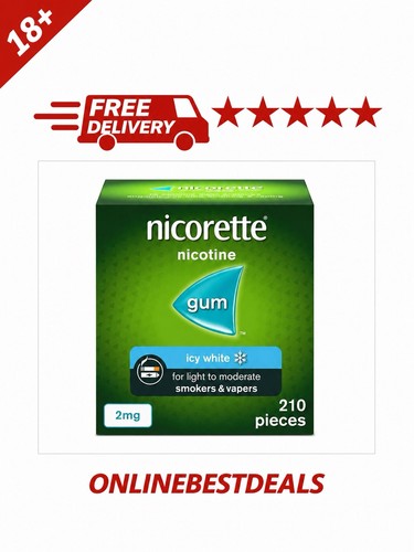 Nicorette icy white 2mg gum - icy,
