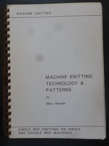 Machine knitting technology - technology, &
