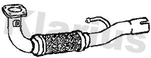 Exhaust pipe fits seat - pipe,
