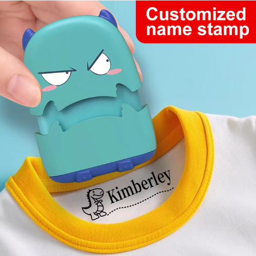 Custom name stamp self - stamp, inking