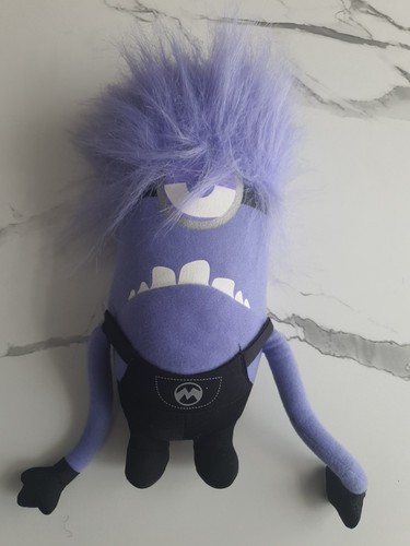 Purple evil minion - purple, plush