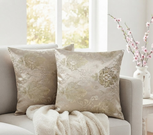 Cream beige cushion covers - cushion,