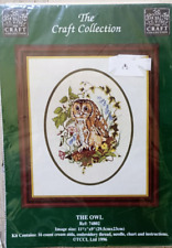 THE CRAFT COLLECTION Owl Cross Stitch Kit