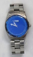 STORM London Men’s Stainless Steel Watch – Blue Dial – Unique Arrow Hands