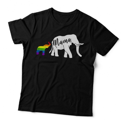Lgbt mom with elephant - mom,