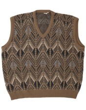 VINTAGE Mens Vest Tank Top IT