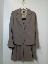 Olsen Skirt Suit Jacket Brown