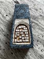 Troika Blue Coffin Vase Tina