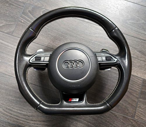 Audi flat bottom steering - s5,