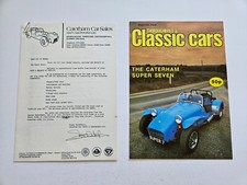 CATERHAM SUPER 7 SALES