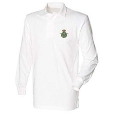 Embroidered Royal Air Force Long Sleeved Rugby Shirt